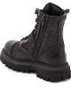 Moschino Kids Moschino Kids Logo leather-trimmed combat boots - 3