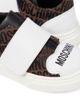 Moschino Kids Moschino Kids Logo leather-trimmed sneakers - 5