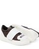 Moschino Kids Moschino Kids Logo leather-trimmed sneakers - 6