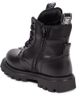 Moschino Kids Moschino Kids Logo leather combat boots - 3