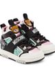 Moschino Kids Moschino Kids Logo leather high-top sneakers - 1
