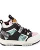 Moschino Kids Moschino Kids Logo leather high-top sneakers - 4