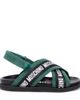 Moschino Kids Moschino Kids Logo leather sandals - 3