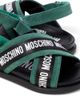 Moschino Kids Moschino Kids Logo leather sandals - 4