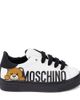Moschino Kids Moschino Kids Logo leather sneakers - 4