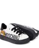 Moschino Kids Moschino Kids Logo leather sneakers - 6