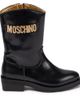 Moschino Kids Moschino Kids Logo patent leather cowboy boots - 4