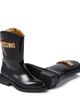 Moschino Kids Moschino Kids Logo patent leather cowboy boots - 6
