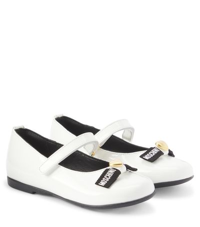 Moschino Kids Moschino Kids Patent leather ballet flats