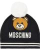 Moschino Kids Moschino Kids Teddy Bear cotton and wool beanie - 1