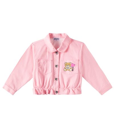 Moschino Kids Moschino Kids Teddy Bear jean jacket
