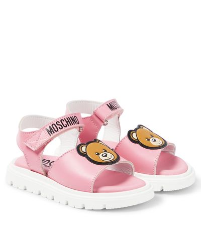 Moschino Kids Moschino Kids Teddy Bear leather sandals