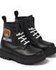 Moschino Kids Moschino Kids Teddy leather lace-up boots - 1