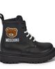 Moschino Kids Moschino Kids Teddy leather lace-up boots - 4