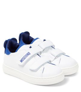 Moschino Kids Moschino Kids Teddy leather sneakers