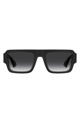 Moschino Moschino 54mm Gradient Flat Top Sunglasses