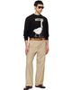 Moschino Moschino Beige Classic With Twist New Tailoring Trousers - 5