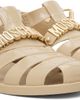 Moschino Moschino Beige Jelly Logo Lettering Sandals - 4