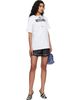 Moschino Moschino Black All Over Small Goose Print Silk Twill Shorts - 4