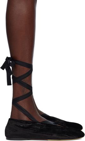 Moschino Moschino Black Duck Ballerina Flats