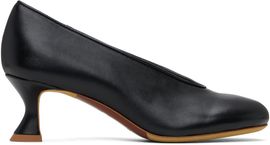 Moschino Moschino Black Duck Leather Heels
