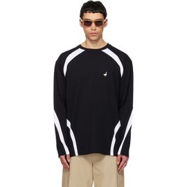 Moschino Moschino Black Embroidered Archive Goose T-shirt