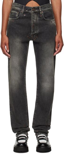 Moschino Moschino Black Faded Jeans
