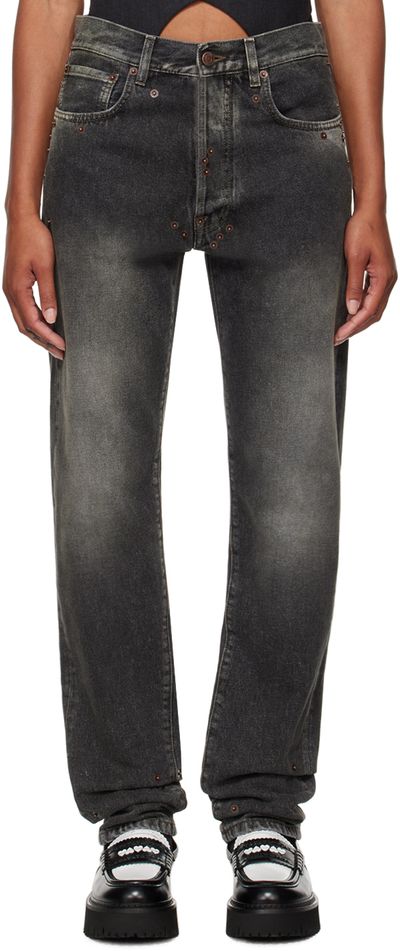 Moschino Moschino Black Faded Jeans
