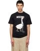 Moschino Moschino Black Goose Organic Cotton Jersey T-shirt - 1