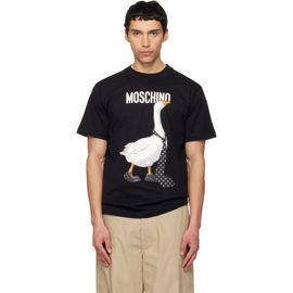 Moschino Moschino Black Goose Organic Cotton Jersey T-shirt