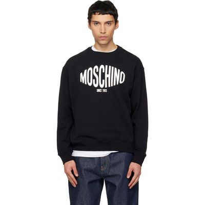 Moschino Moschino Black Logo Sport Sweatshirt