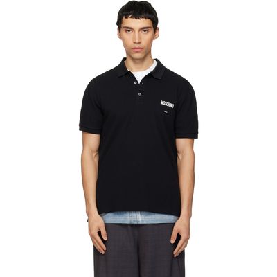 Moschino Moschino Black 'Moschino Milano' Polo