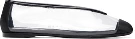 Moschino Moschino Black PVC Ballerina Flats