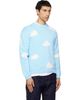Moschino Moschino Blue Archive Cloud Organic Cotton Blend Sweater - 2