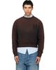 Moschino Moschino Brown 'M' Logo Sweatshirt - 1