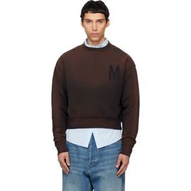 Moschino Moschino Brown 'M' Logo Sweatshirt