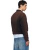 Moschino Moschino Brown 'M' Logo Sweatshirt - 3