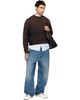 Moschino Moschino Brown 'M' Logo Sweatshirt - 4