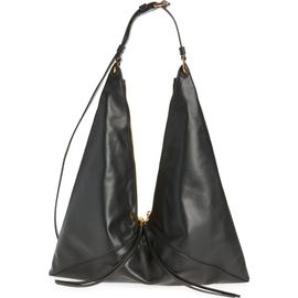 Moschino Moschino Folded Leather Hobo Bag