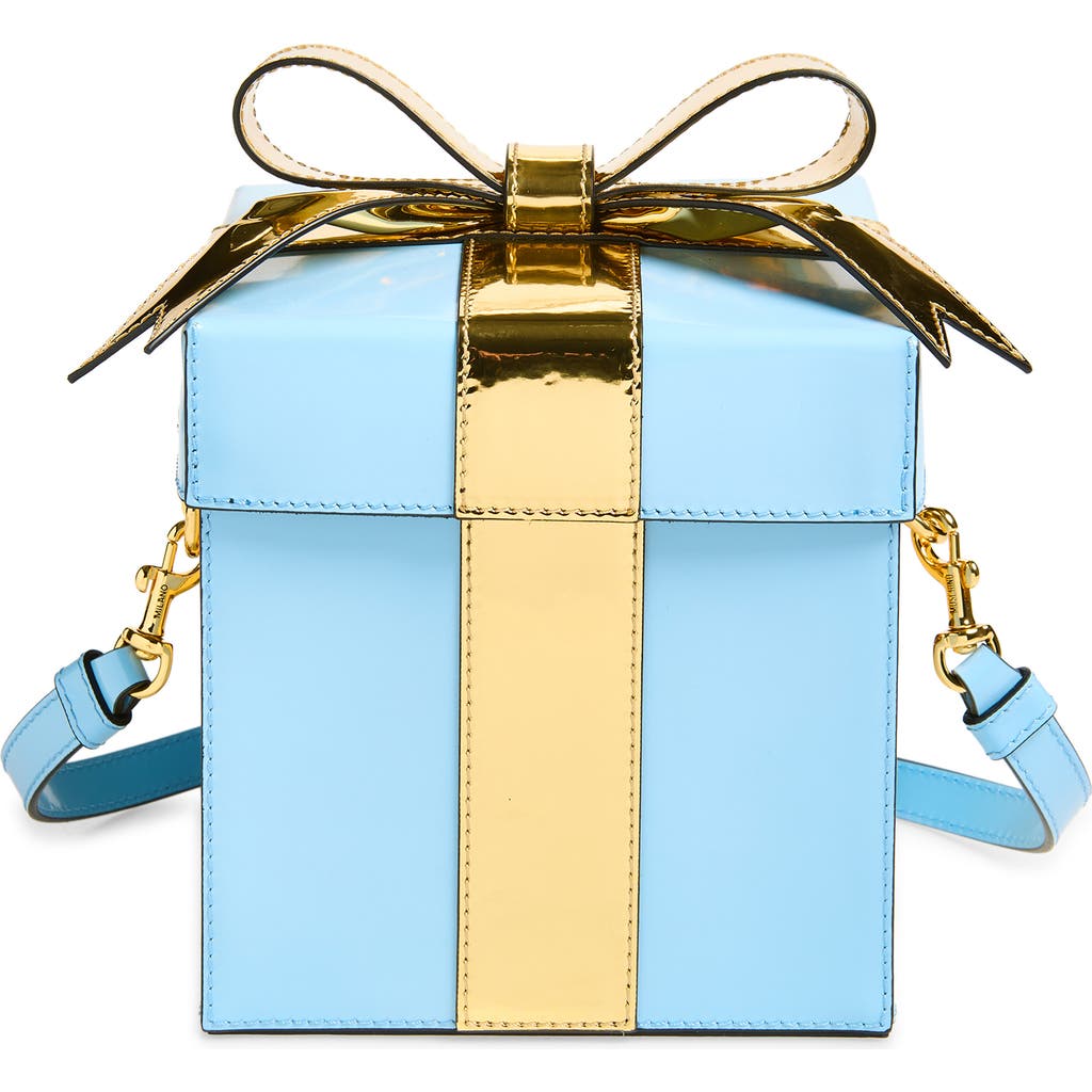 Moschino Moschino Gift Box Bag Leather Clutch