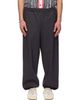 Moschino Moschino Gray & Navy Logo Tape Trousers - 1