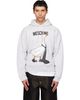 Moschino Moschino Gray Archive Goose Hoodie - 1