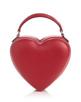 Moschino Moschino Heart Leather Top Handle Bag