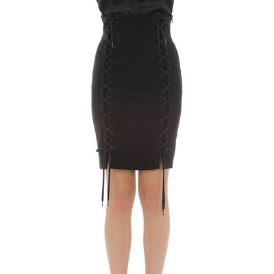 Moschino Moschino Lace-Up Skirt