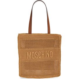 Moschino Moschino Logo Woven Shopper Tote