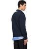Moschino Moschino Navy Superfine Merino Wool Intarsia Sweater - 3