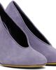 Moschino Moschino Purple Duck Suede Heels - 4