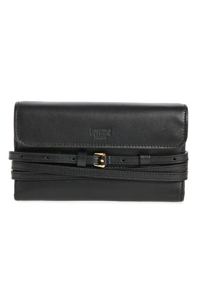 Moschino Moschino Soft Leather Wallet on a Chain