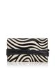 Moschino Moschino Tie Me Calf Hair Clutch - 6