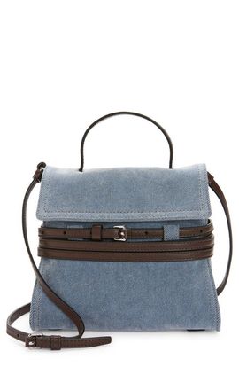 Moschino Moschino Tie Me Denim Handheld Bag